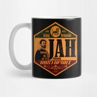 Jah Rastafari Vintage Label Mug